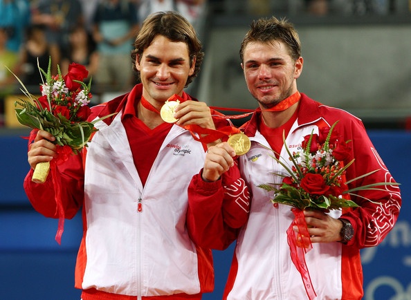 Pred osmimi leti sta skupaj s Federerjem osvojila zlato v konkurenci dvojic.
